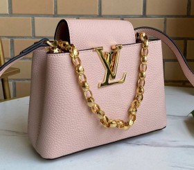 Louis Vuitton Capucines Mini Chain Bag - Pink