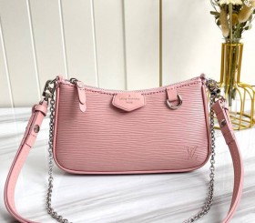 Louis Vuitton Epi Leather Easy Pouch On Strap - Rose Ballerine Pink