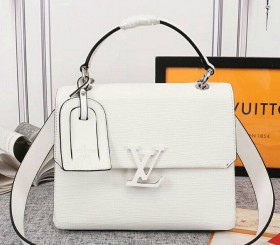 Louis Vuitton Epi Leather Grenelle MM Bag - Blanc Optic White