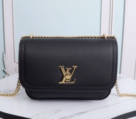 Louis Vuitton Lockme Chain PM Handbag - Black
