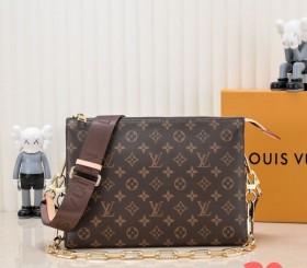 Louis Vuitton Monogram Canvas Coussin MM Handbag - Jacquard Strap