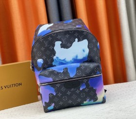 Louis Vuitton Monogram Eclipse Discovery Backpack - Blue Sunrise