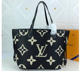 Louis Vuitton Neverfull MM Tote - Black