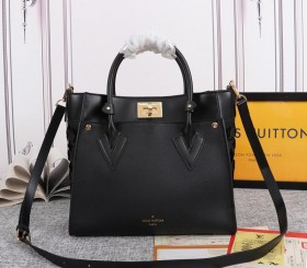 Louis Vuitton On My Side MM Tote - Black