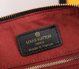 Louis Vuitton Bicolor Monogram Empreinte Leather Speedy Bandouliere 25 Handbag - Black - Lilac