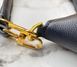 Louis Vuitton Bicolor Monogram Empreinte Bagatelle Mini Hobo - Black