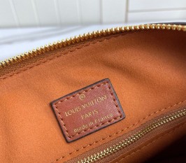 Louis Vuitton Monogram Empreinte Wild At Heart Speedy 25 Bandouliere Handbag - Caramel Brown
