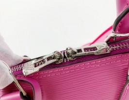 Louis Vuitton Epi Leather Alma BB Jacquard Strap Handbag - Pondichery Pink