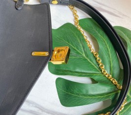 Louis Vuitton Epi Leather Padlock On Strap Bag - Black