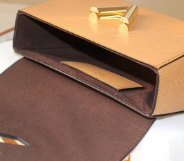 Louis Vuitton Epi Leather Twist MM Honey Gold Bag - Jacquard Strap