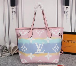 Louis Vuitton Escale Neverfull MM Tote - Pastel Pink