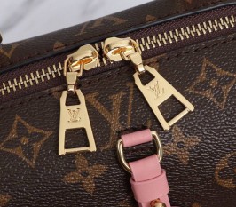 Louis Vuitton Monogram Canvas Petite Malle Souple Handbag - Peche