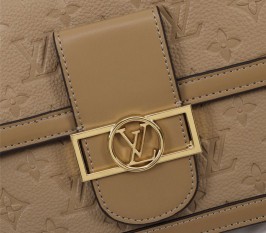 Louis Vuitton Monogram Empreinte Dauphine Bag - Brown