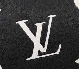 Louis Vuitton Monogram Empreinte Leather OnTheGo MM Tote - Black