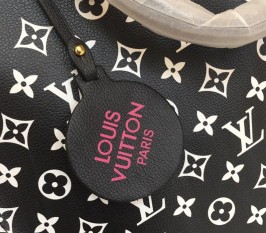Louis Vuitton Monogram Empreinte Onthego GM Tote - Black - White