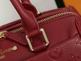 Louis Vuitton Monogram Empreinte Speedy Bandouliere 25 Handbag - Bordeaux