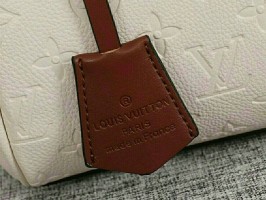 Louis Vuitton Monogram Empreinte Speedy Bandouliere 25 Handbag - Cream