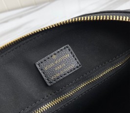 Louis Vuitton Monogram Empreinte Wild At Heart Speedy 25 Bandouliere Handbag - Black